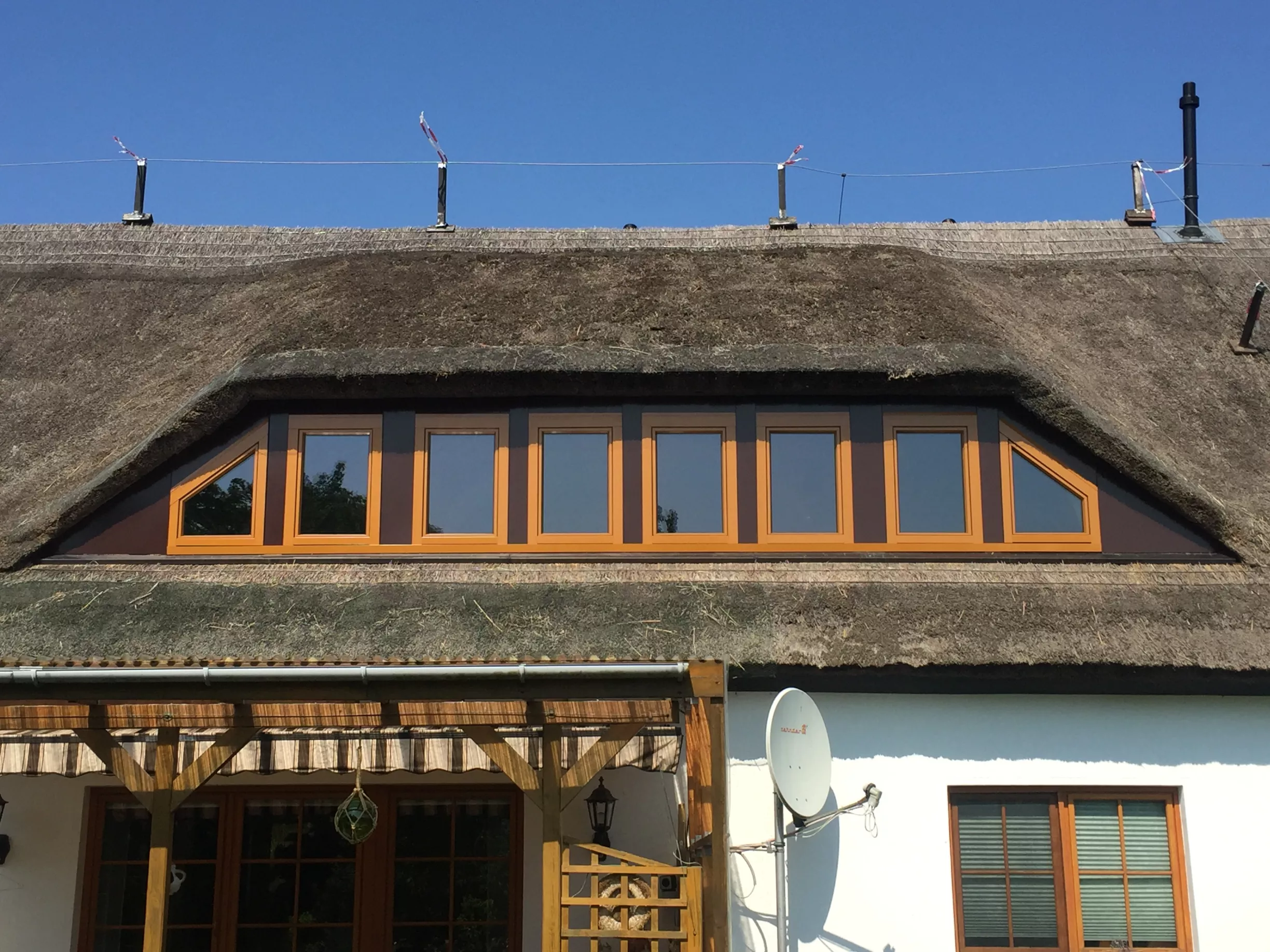 Renovierung von Fenstern einer Dachgaube nachher